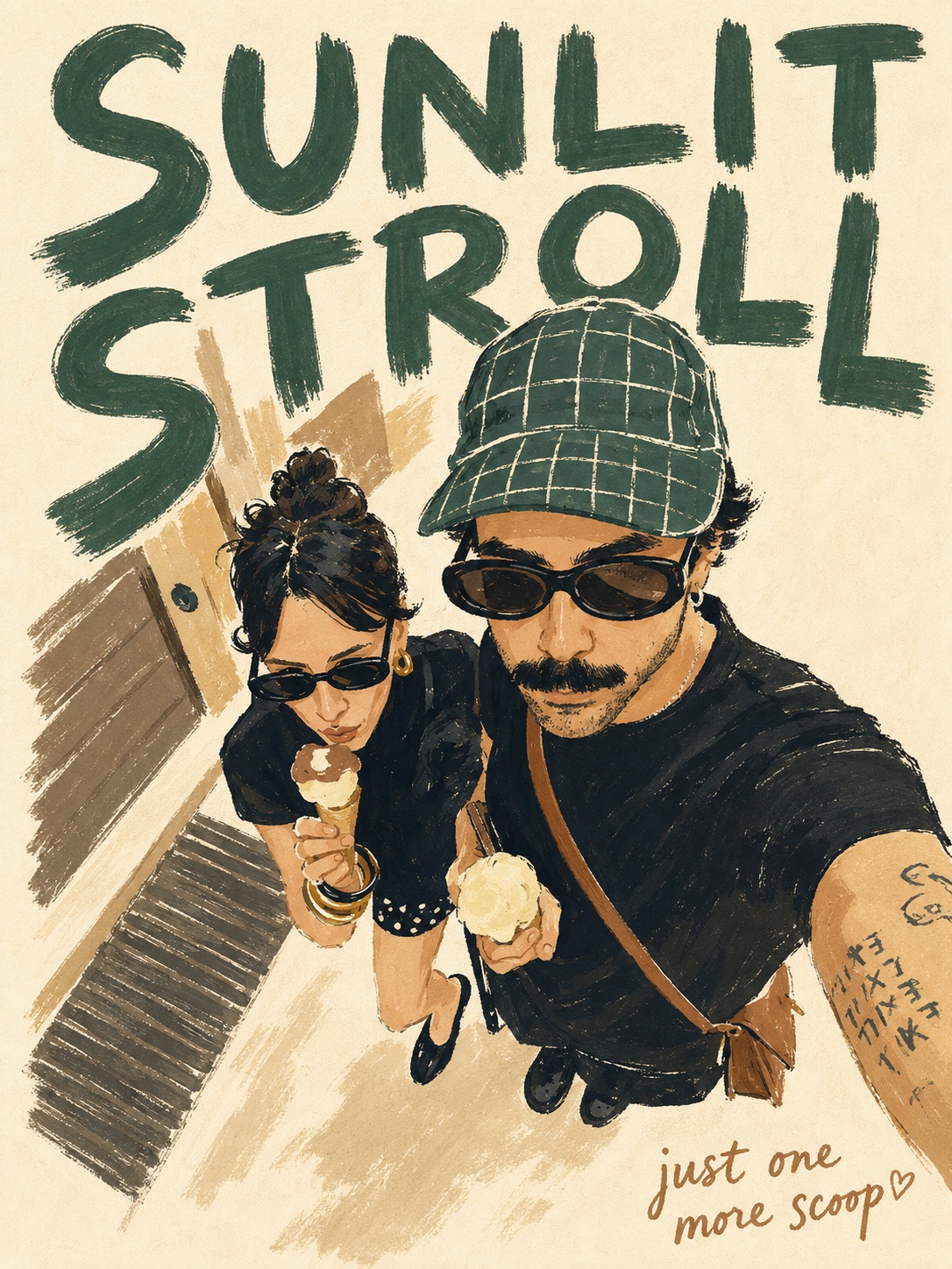 Vintage Brush-Illustration Poster from a Photo output 3