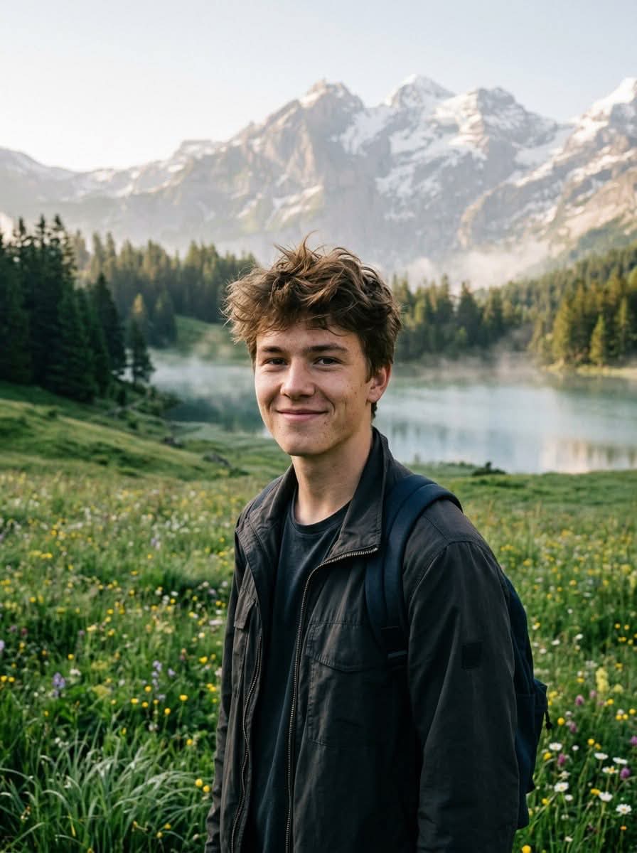 Photorealistic Swiss Alpine Portrait output 2