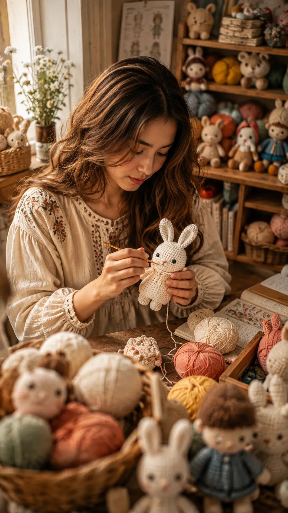 The Toy She Made — Handmade Bunny Portrait output 3