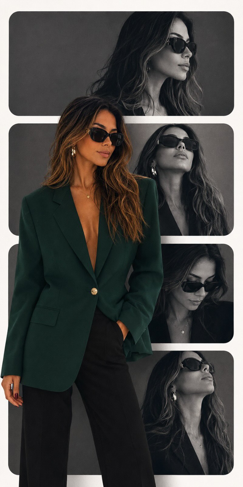 Luxury Editorial Collage Portrait output 1
