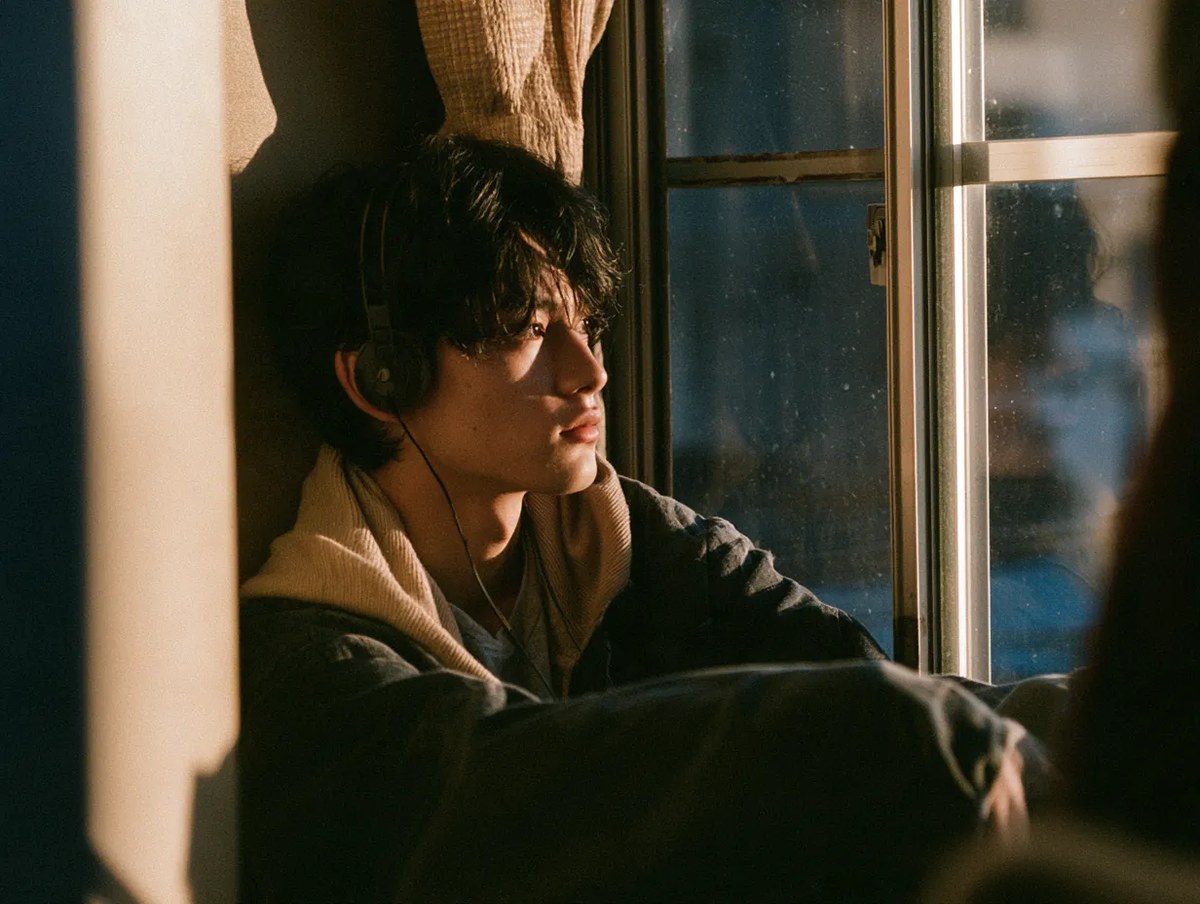 Vintage Window-Side Headphone Portrait output 3