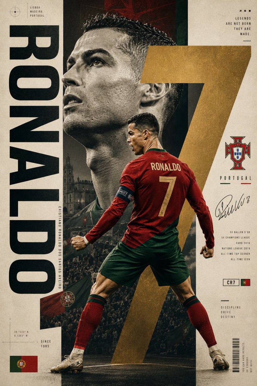 Stylish football posters in GPT Image output 3