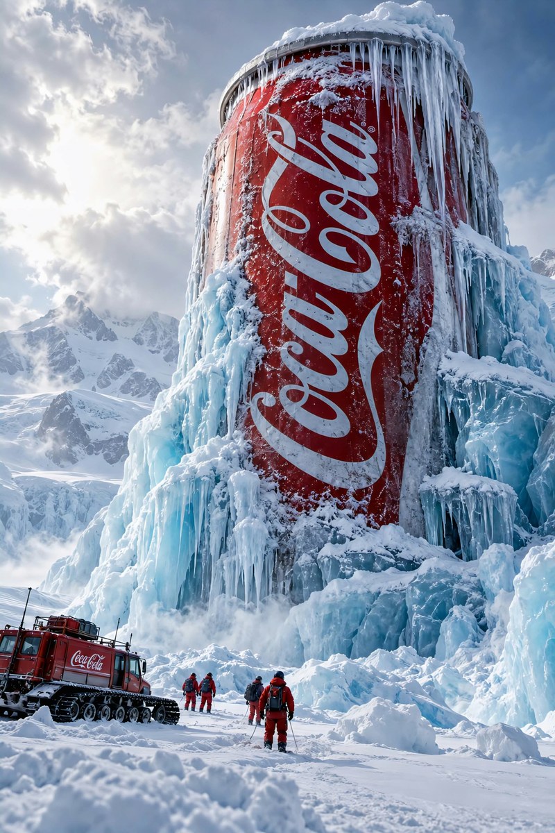 Arctic Coca-Cola Can Monument