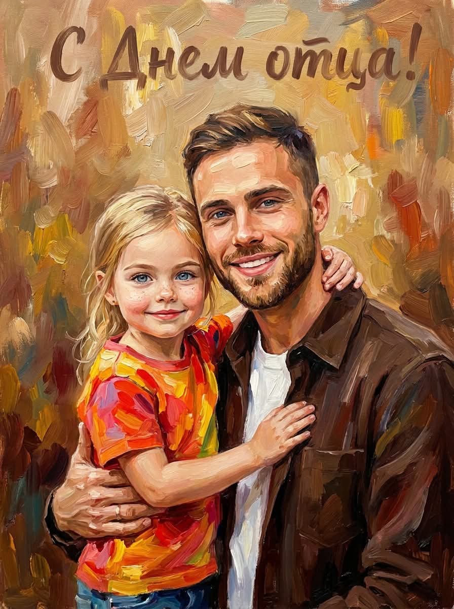 Father’s Day Oil-Painting Portrait output 2