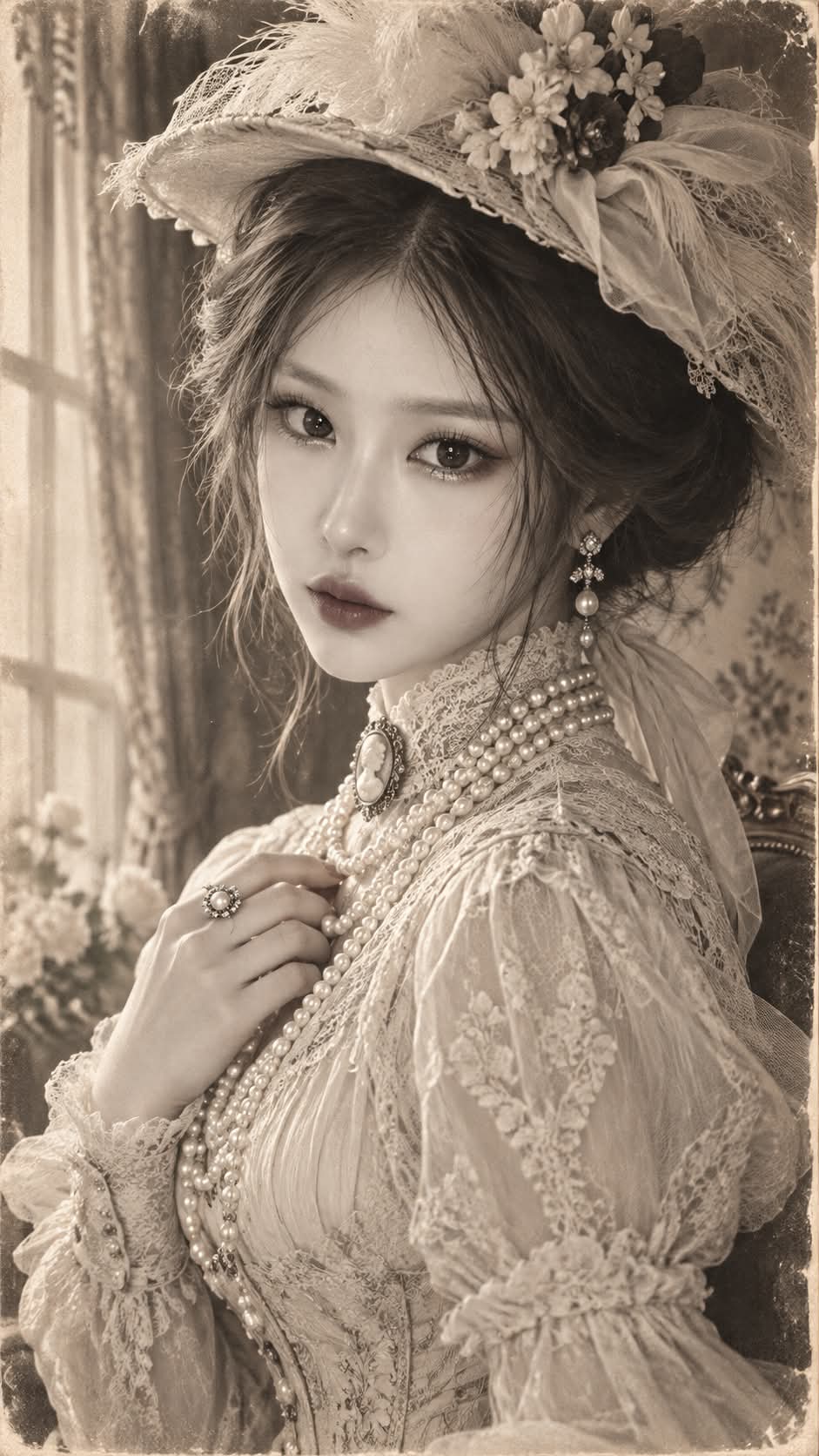 The Pearl Lady of the Edwardian Era