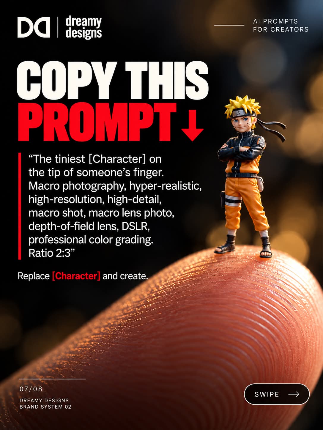 Tiny Macro Character on a Fingertip output 7