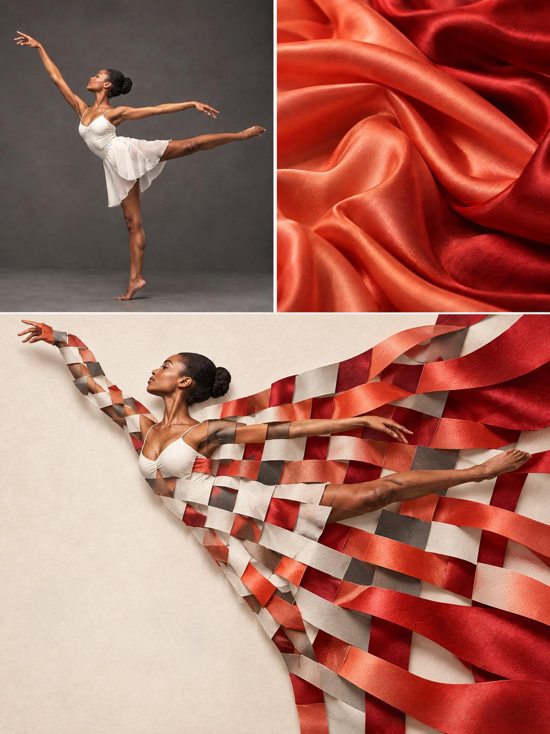 Creative Woven-Photo Artwork from Two Images output 5