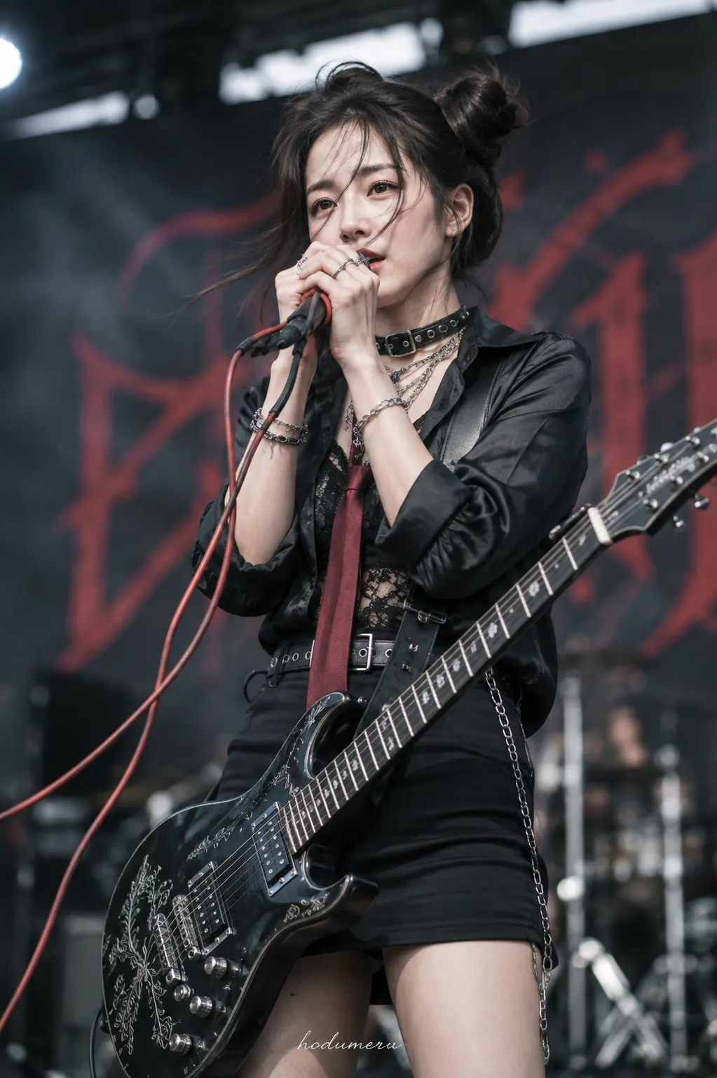 Rock Star Performing on Stage output 4