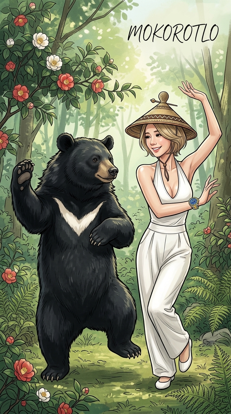 Person Dancing with a Formosan Black Bear output 2
