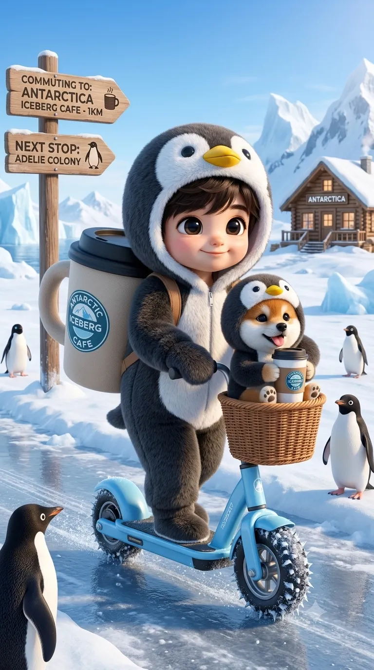 Chibi Commuter’s Antarctic Café Adventure output 9