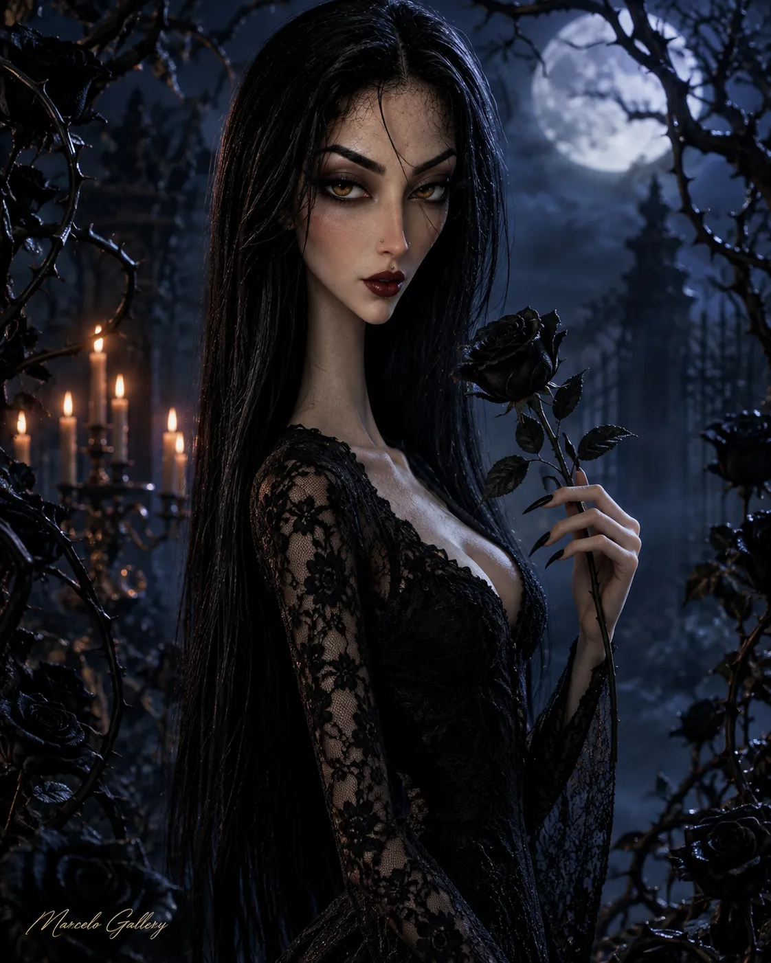 Gothic Stop-Motion Porcelain Doll output 1