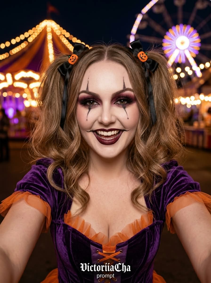 Gothic Halloween Carnival Selfie output 5
