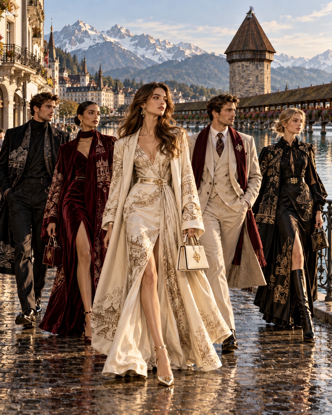 Create a City-Inspired Luxury Fashion Campaign output 8