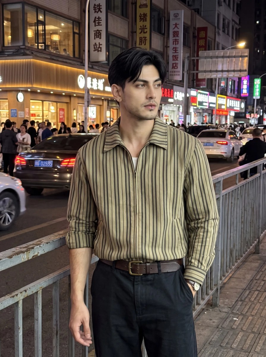 Chinese City Nights: Candid Smartphone Portrait output 2