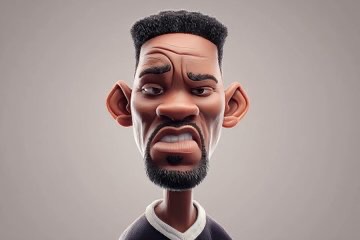Stylized 3D Celebrity Caricature output 3