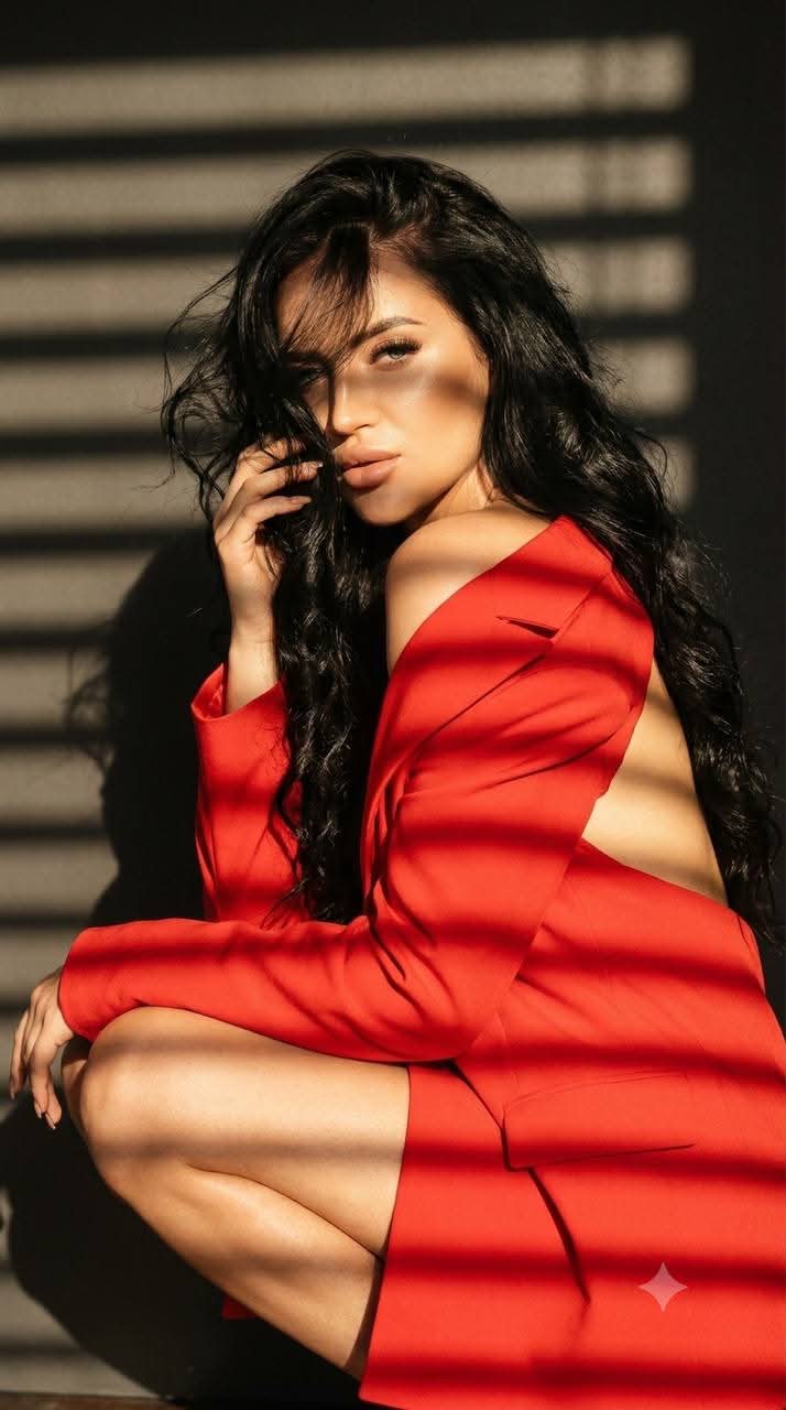 Sunlit Ultra-Realistic Fashion Portrait