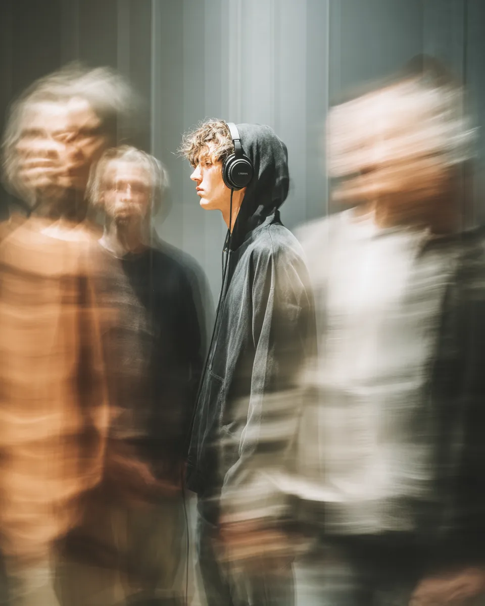 Motion-Blur Urban Editorial Portrait output 7