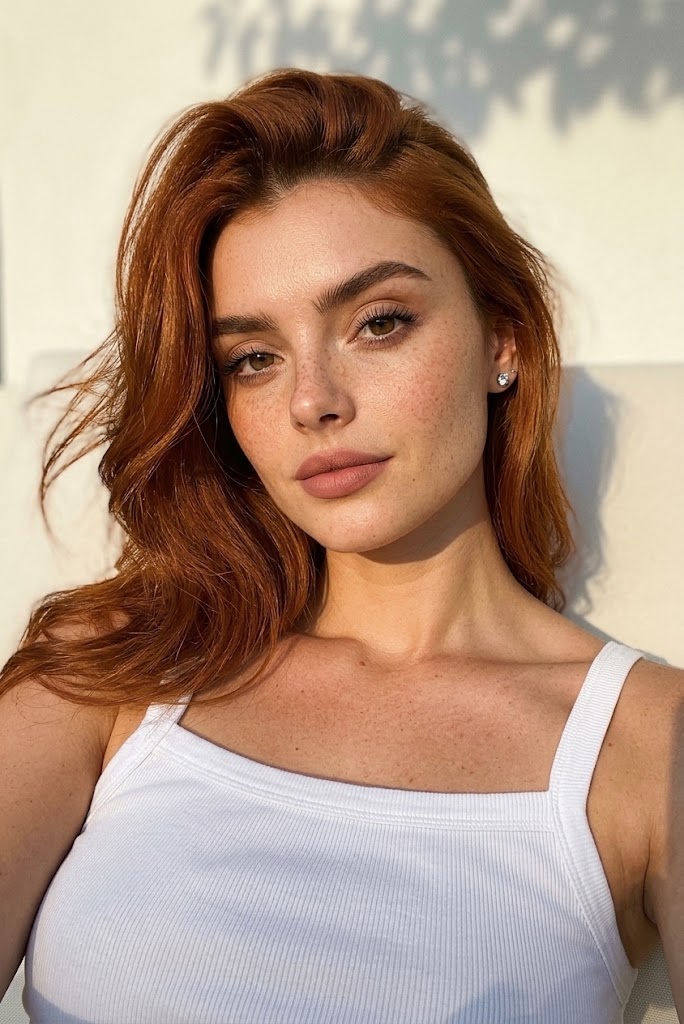 Natural Golden-Hour Selfie Portrait output 1