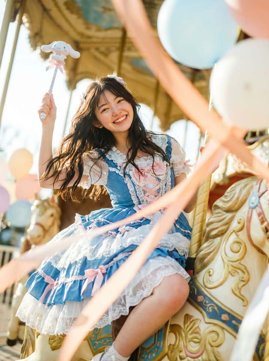 Dreamy Carousel Cosplay Portrait output 5