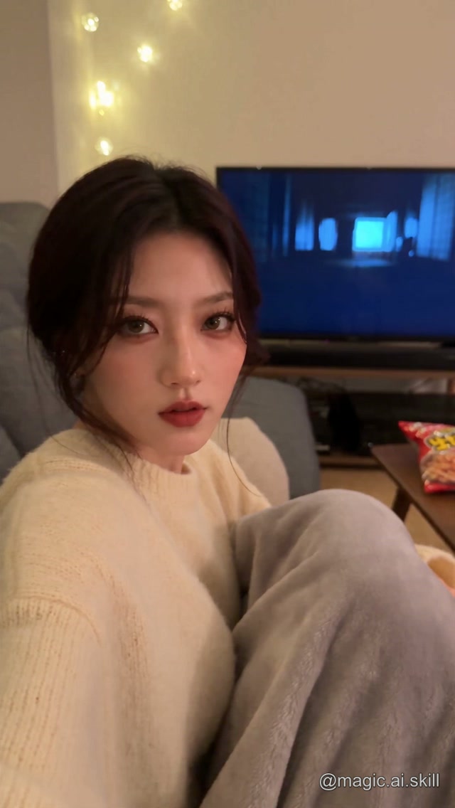 Japanese Horror-Movie Date: 30-Second Phone-Style Short
