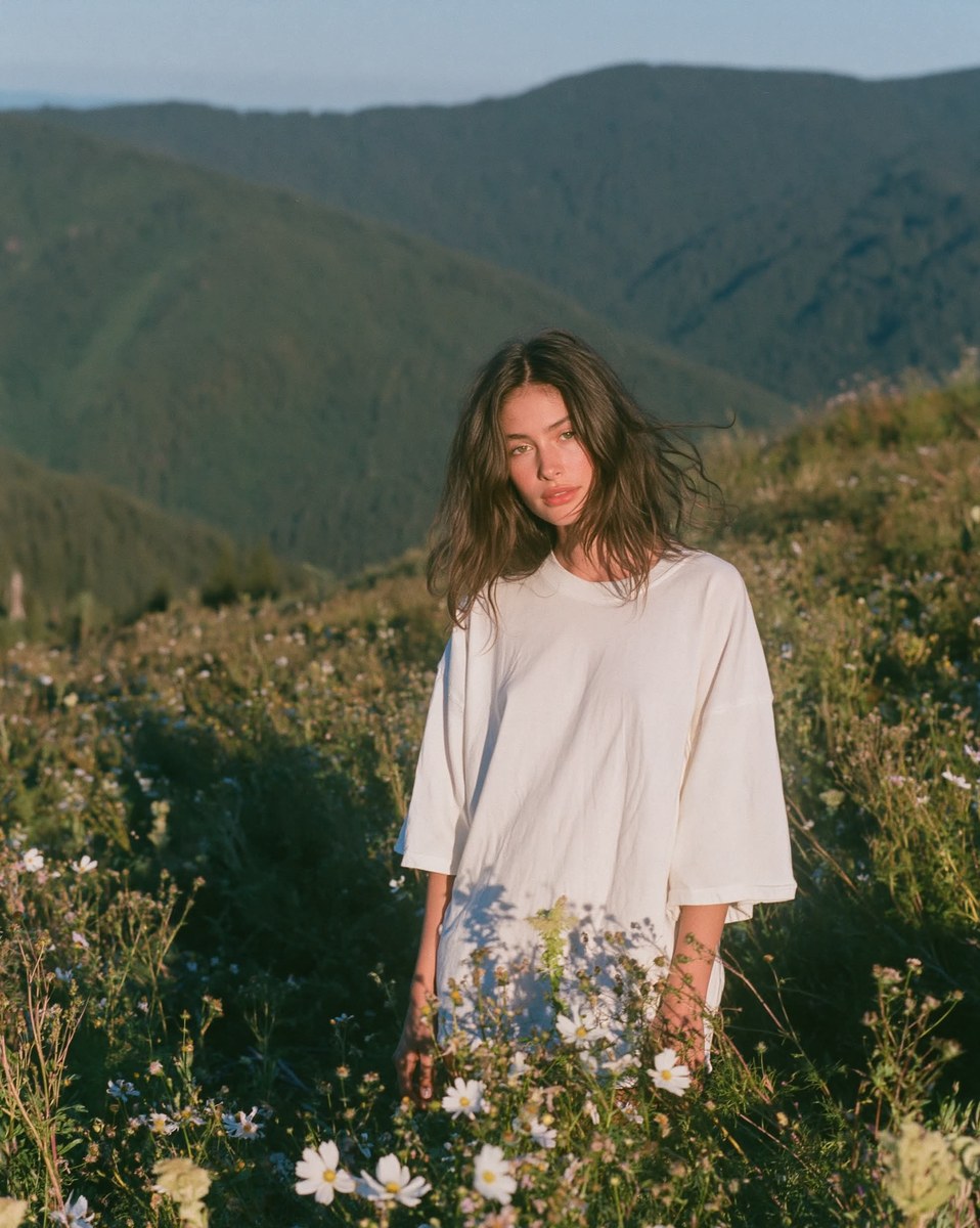 Alpine Meadow Golden-Hour Portrait output 6