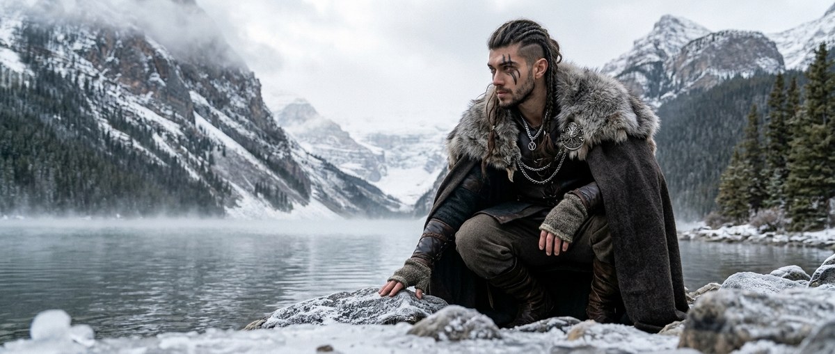 The Northern Warrior: Nordic Viking Editorial Portrait output 16