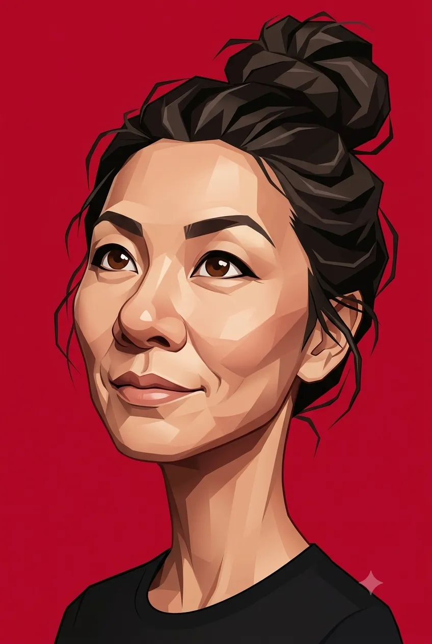 Geometric 3D Caricature Portrait from a Reference output 2