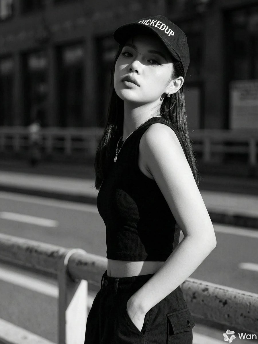 Monochrome Urban Street Portrait output 4