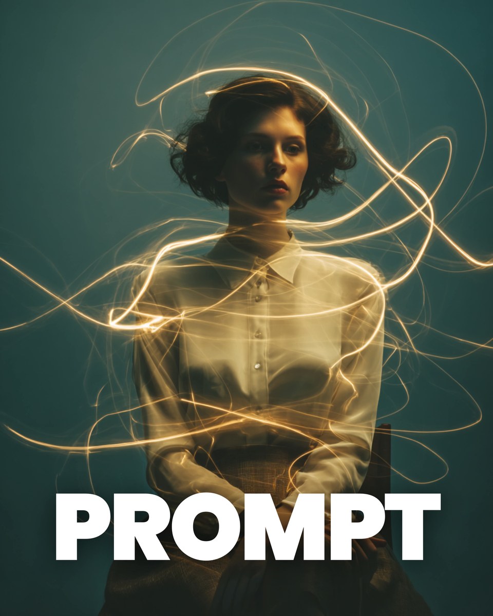 Cinematic Portrait with Radiant Energy