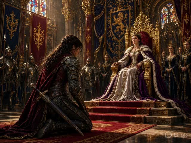 Dramatic Royal Knighting Ceremony