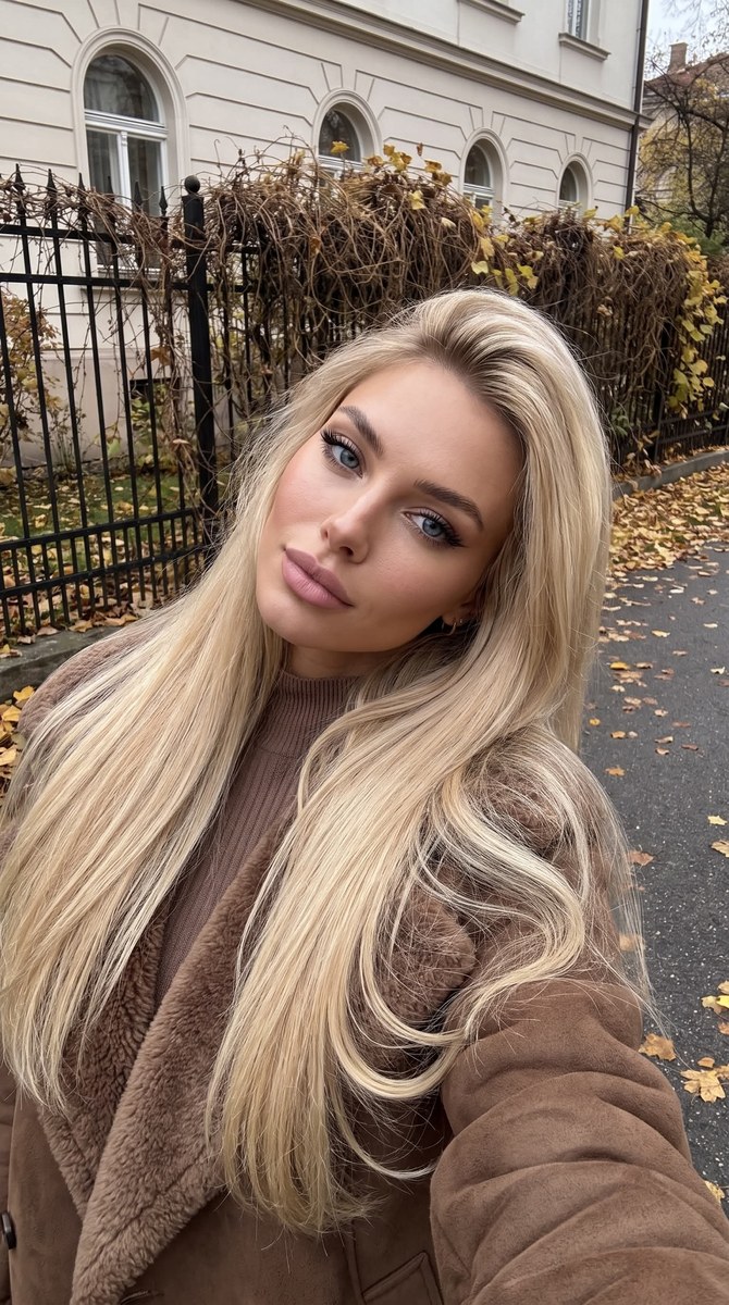 Autumn Courtyard Smartphone Selfie output 2