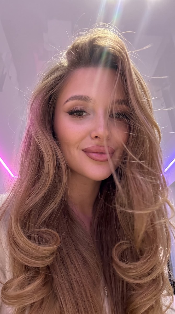 Neon-lit Low-Angle Glamour Portrait output 2