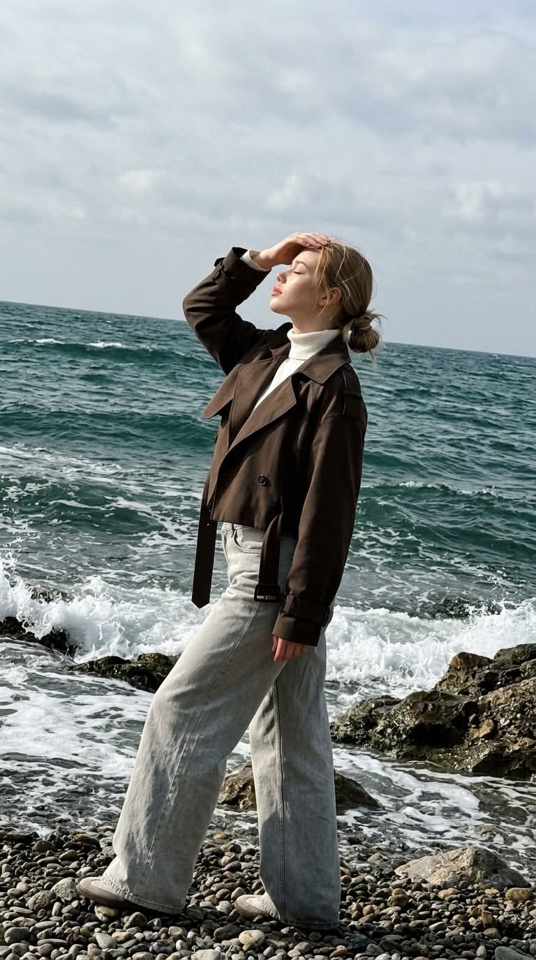 Candid Seaside Smartphone Portrait output 1
