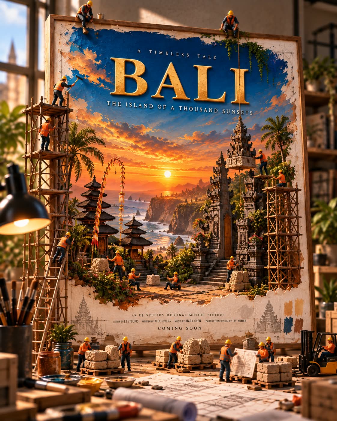 Unfinished Cinematic Destination Poster Diorama output 4