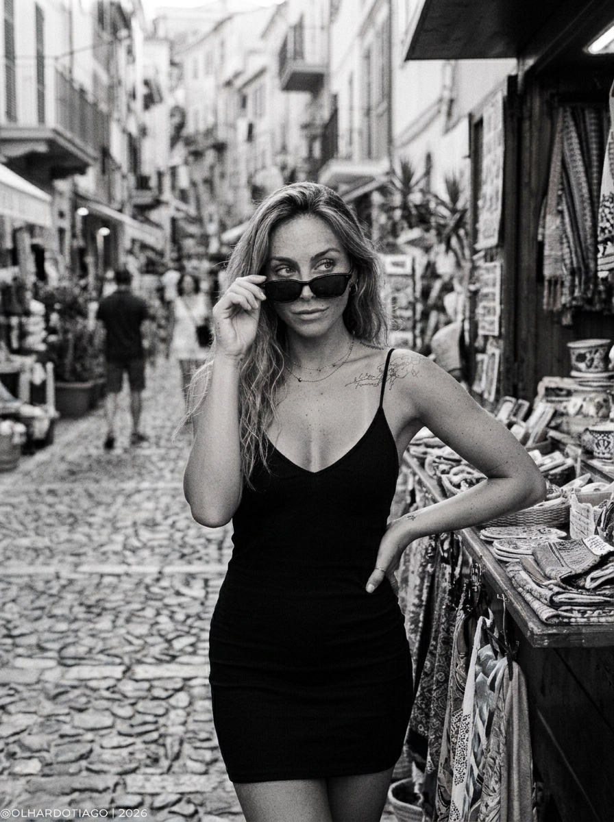 Analog Fashion Editorial on a Hillside Street output 4