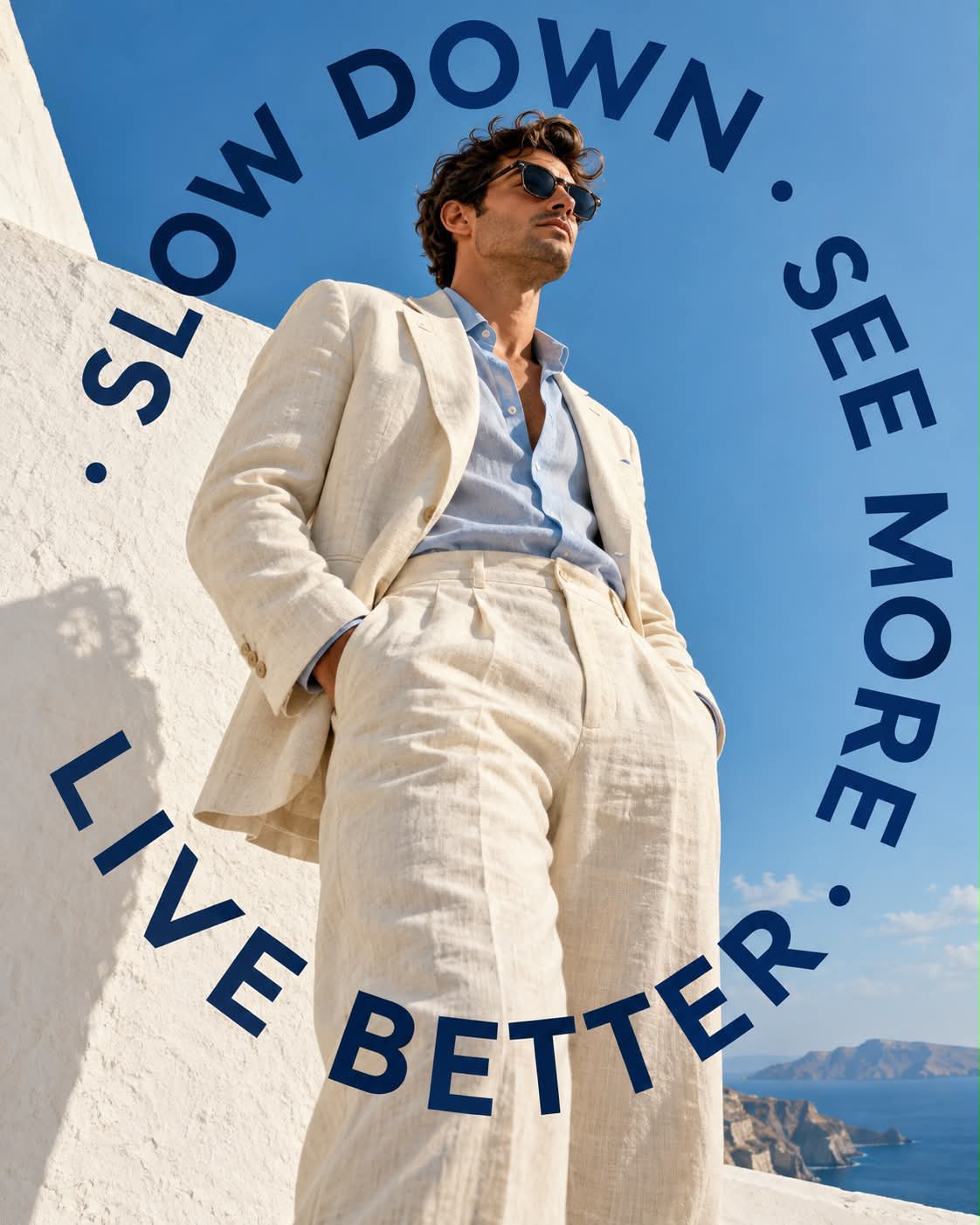 Editorial Fashion Campaign with Circular Typography output 4